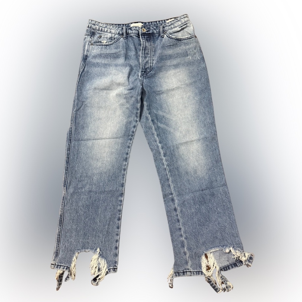 Special A Brand Distressed Blue‎ Ankle Jeans Size 11
